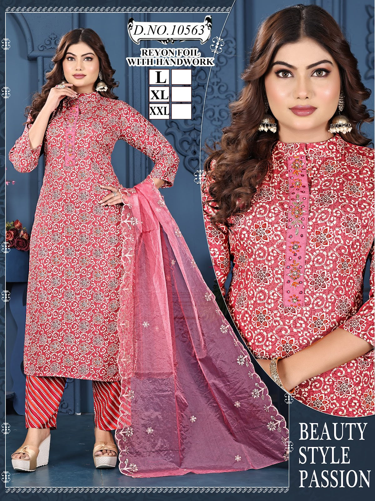 Mandiarn Collar Mmc Reyon Readymade Pant Style Suits Wholesale