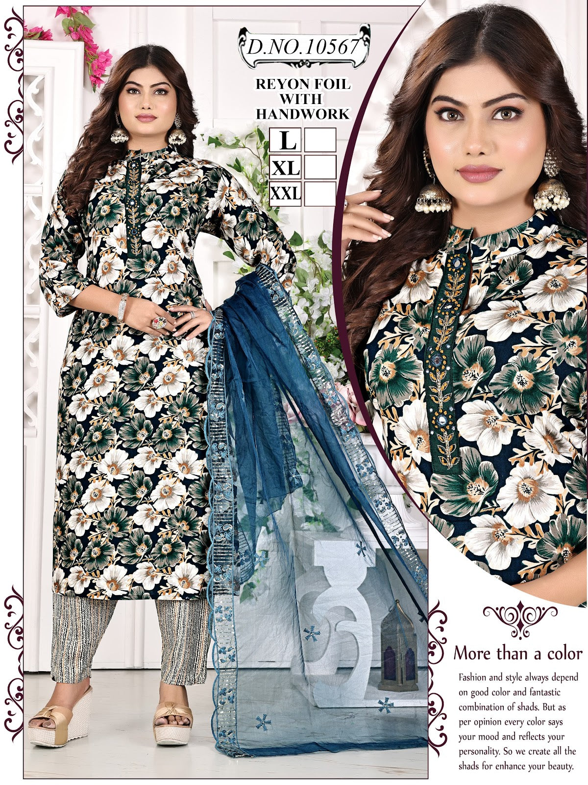Mandiarn Collar Mmc Reyon Readymade Pant Style Suits Wholesale