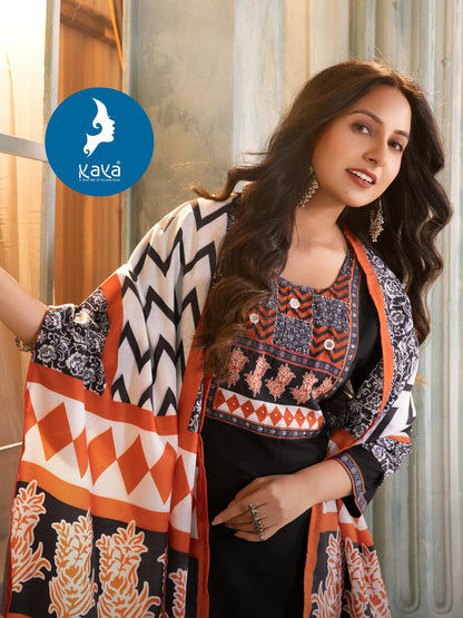 Mandira Kaya Reyon Readymade Pant Style Suits Wholesaler Ahmedabad