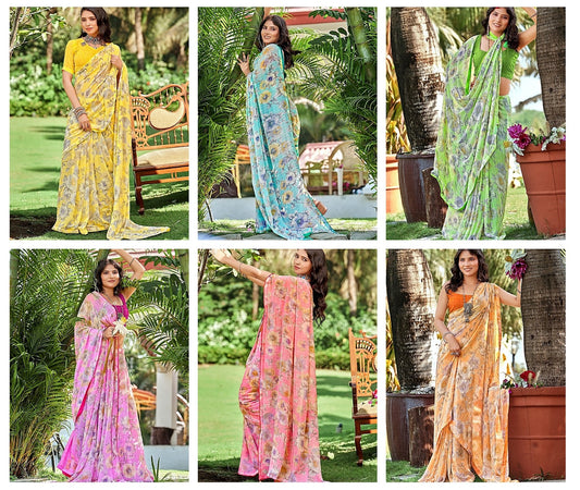 Mandira Vallabhi Prints Weightless Sarees Exporter Gujarat