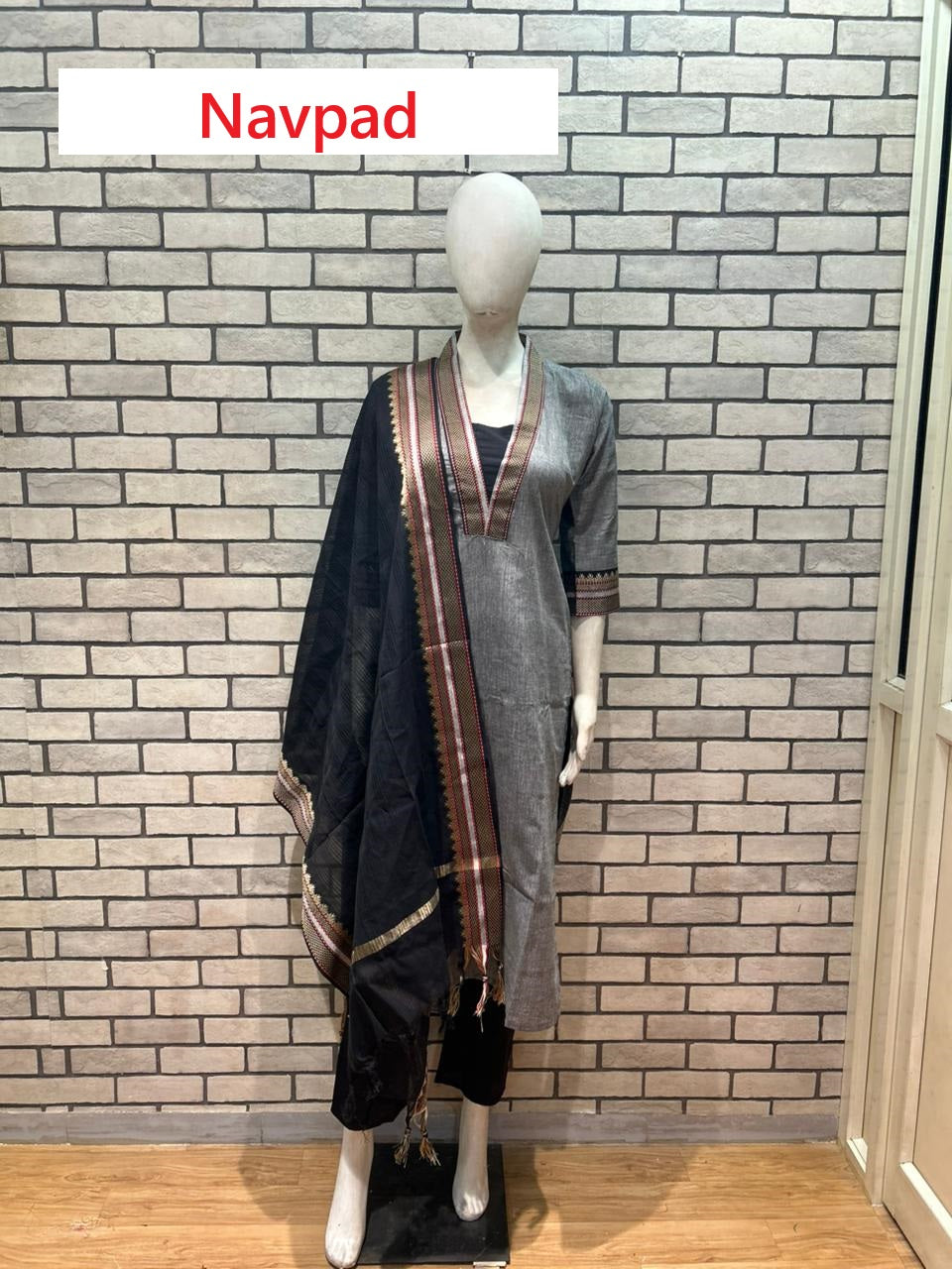 Mangalgiri Cotton 0109 Navpad Readymade Pant Style Suits Wholesaler India