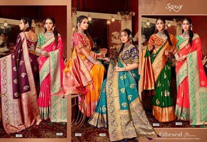 Mangalgiri Silk Vol 5 Saroj Sarees Manufacturer