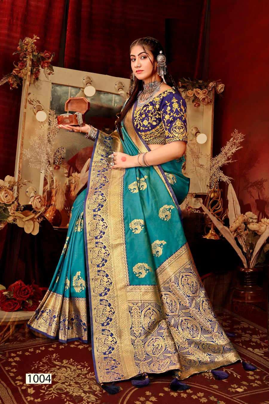 Mangalgiri Silk Vol 5 Saroj Sarees Manufacturer