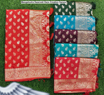 Mangalsutra Swaroski Hans Creation Silk Sarees Wholesale Price