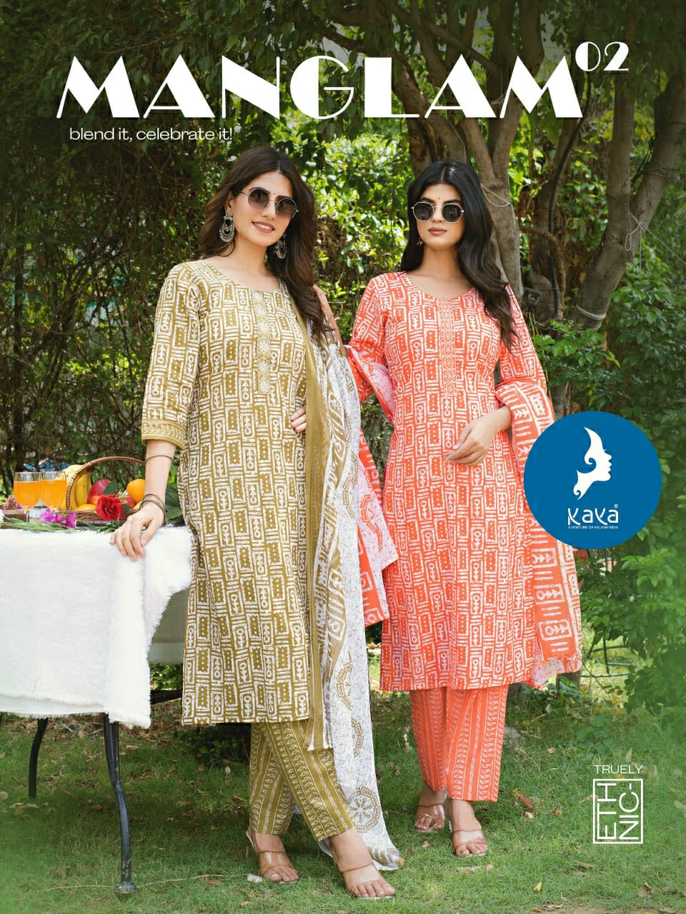 Manglam 2 Kaya Readymade Cotton Pant Suits Wholesaler India