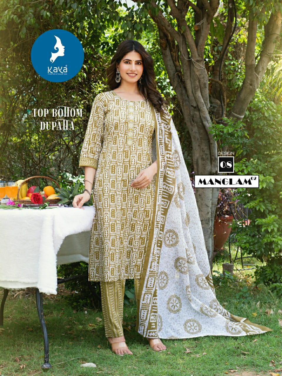Manglam 2 Kaya Readymade Cotton Pant Suits Wholesaler India