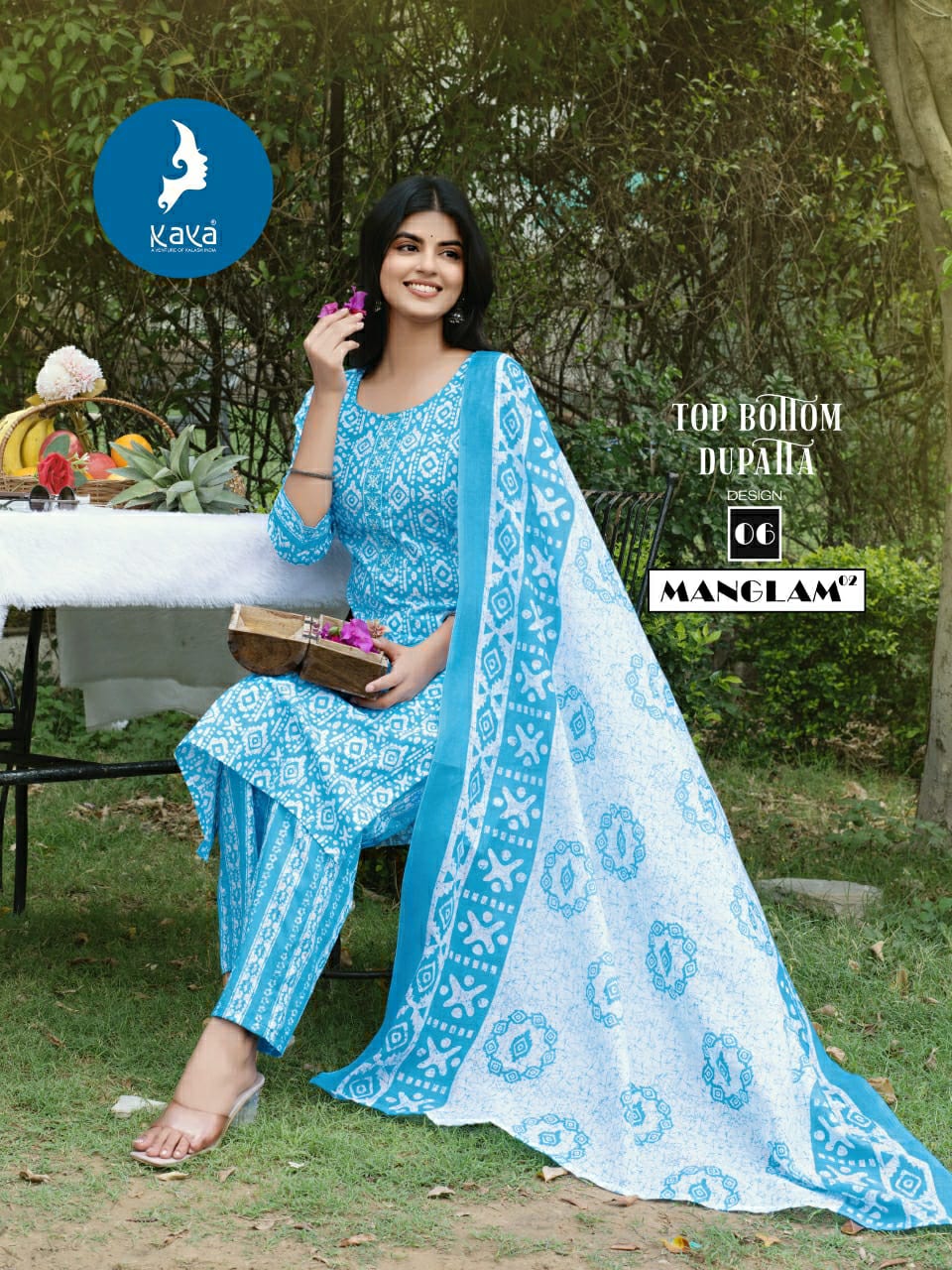 Manglam 2 Kaya Readymade Cotton Pant Suits Wholesaler India