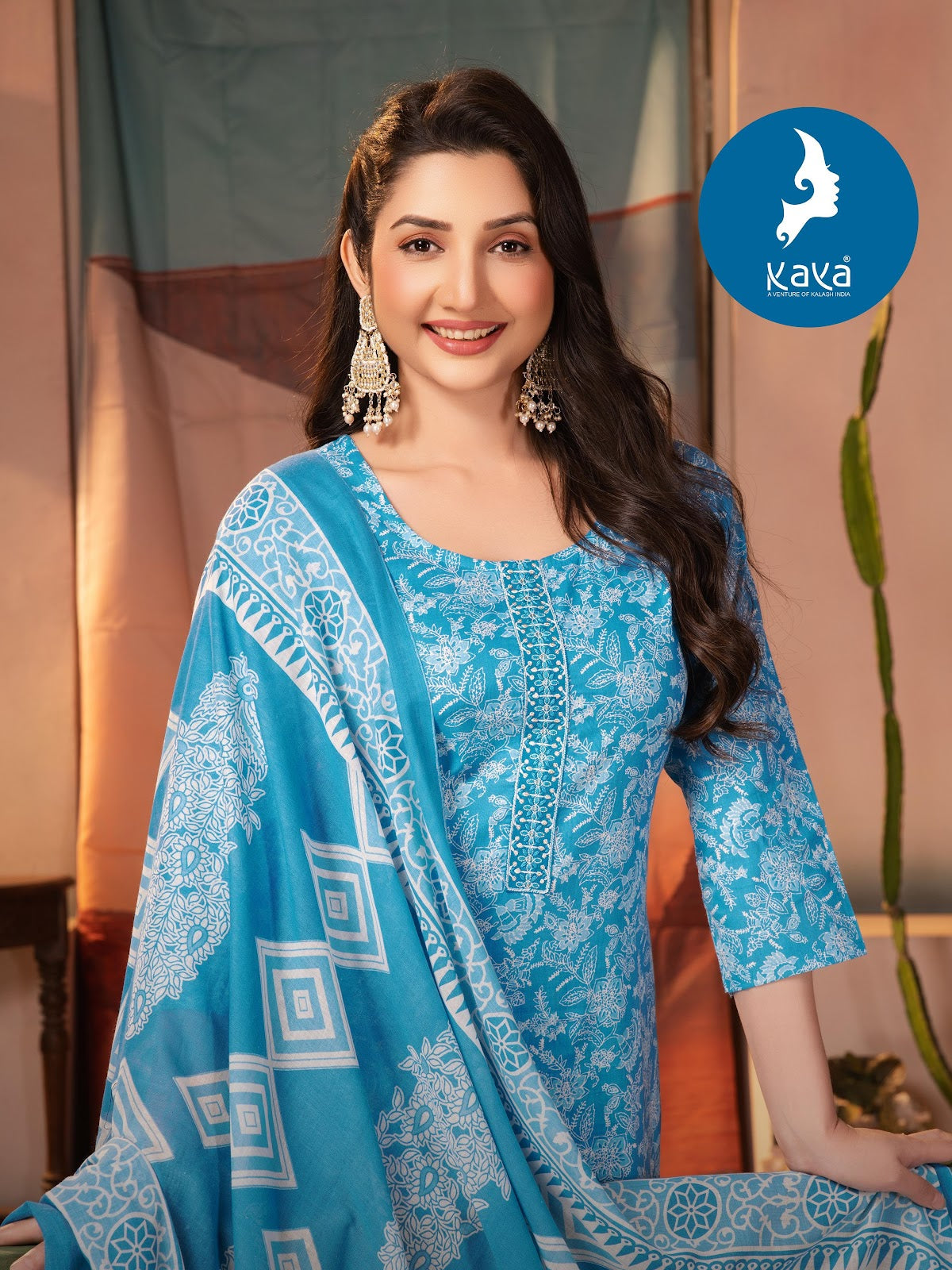 Manglam Kaya Readymade Cotton Pant Suits Wholesale Price