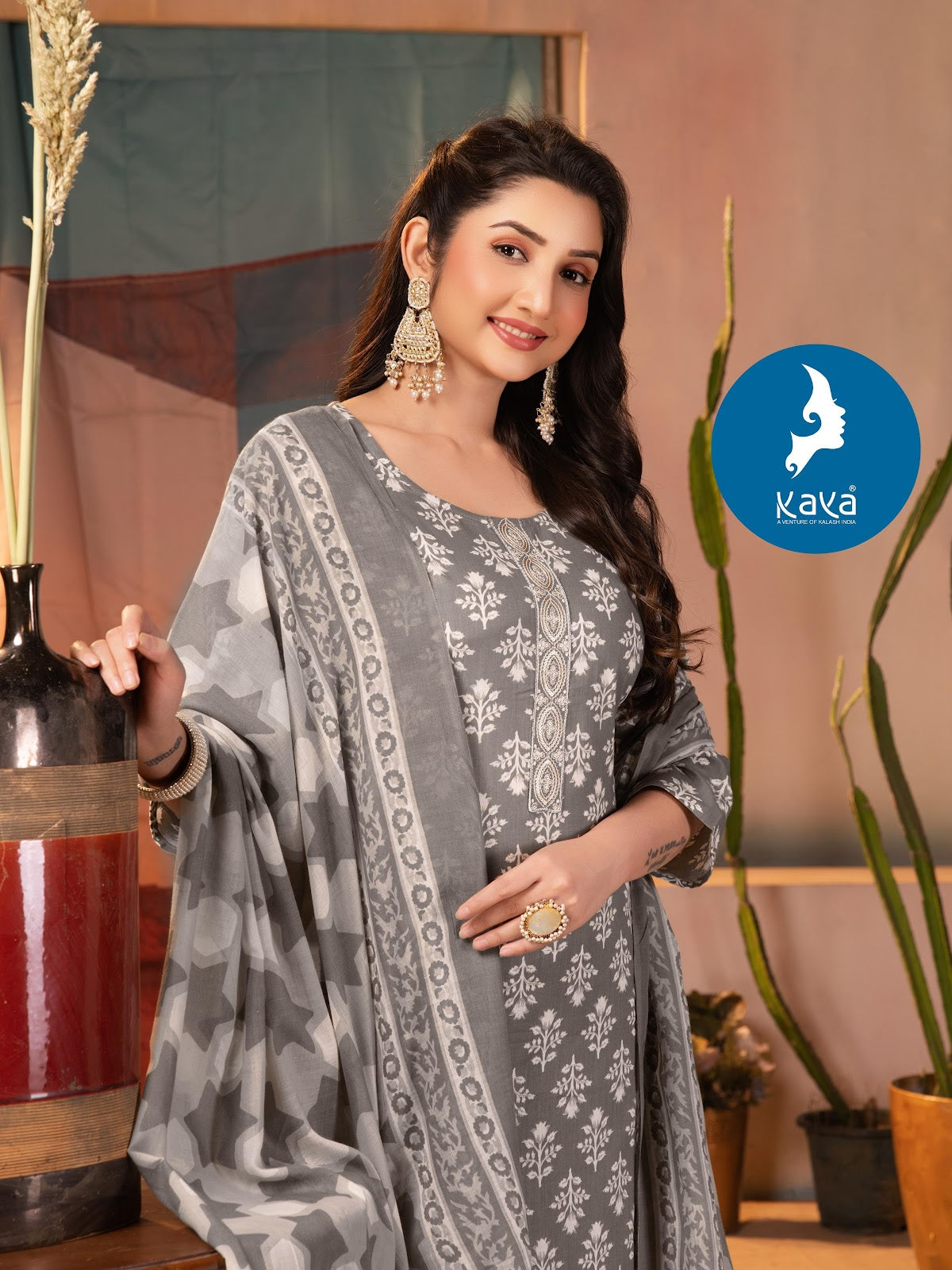 Manglam Kaya Readymade Cotton Pant Suits Wholesale Price