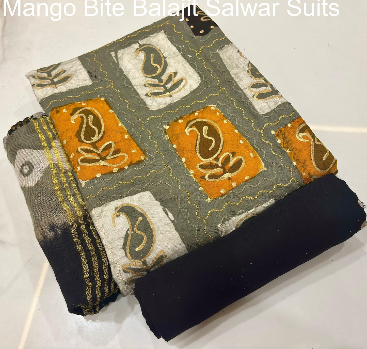 Mango Bite Balajit Cotton Salwar Suits Wholesaler Ahmedabad