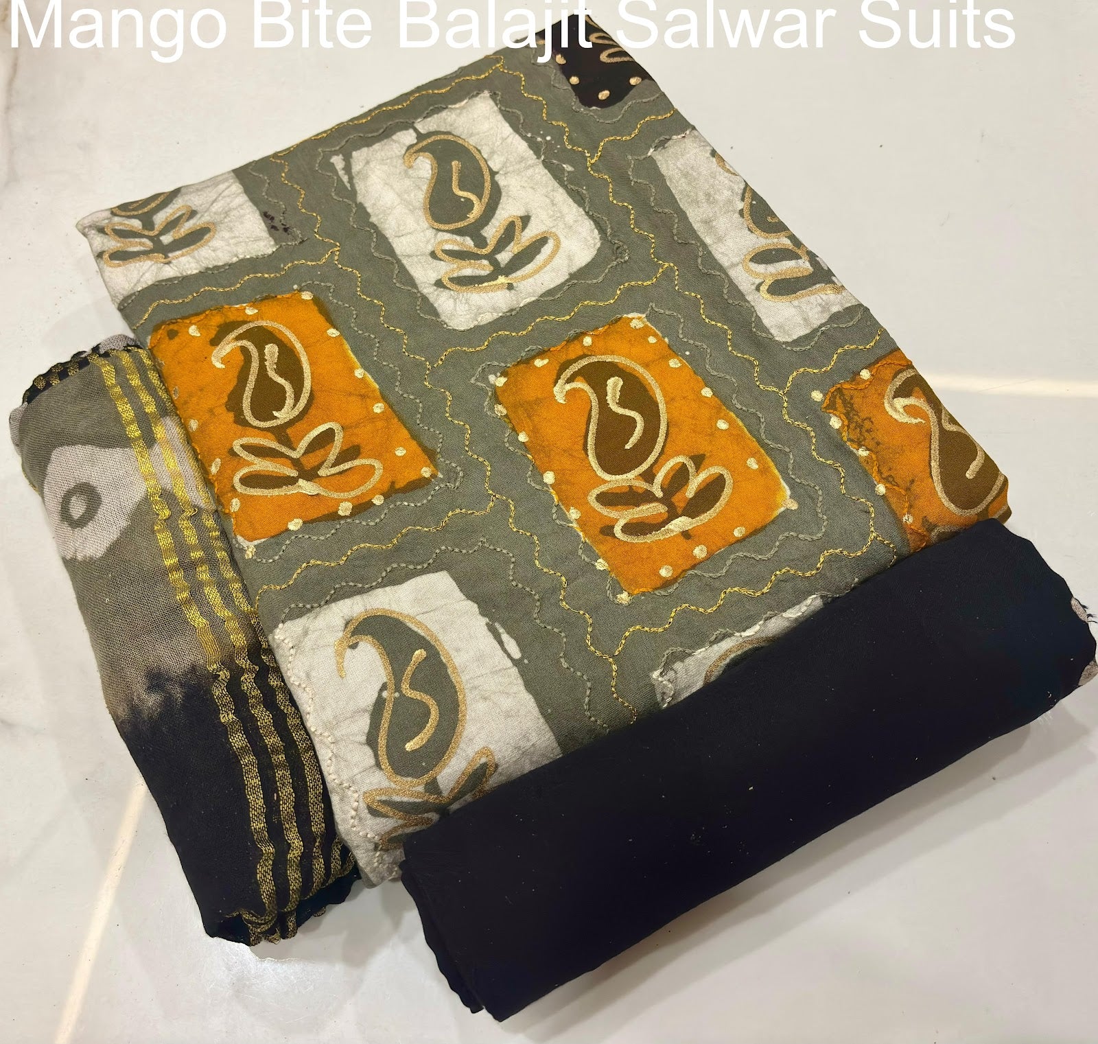 Mango Bite Balajit Cotton Salwar Suits Wholesaler Ahmedabad
