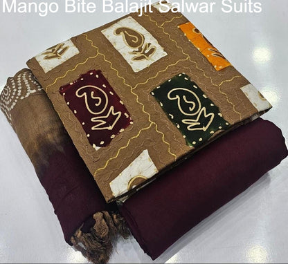 Mango Bite Balajit Cotton Salwar Suits Wholesaler Ahmedabad