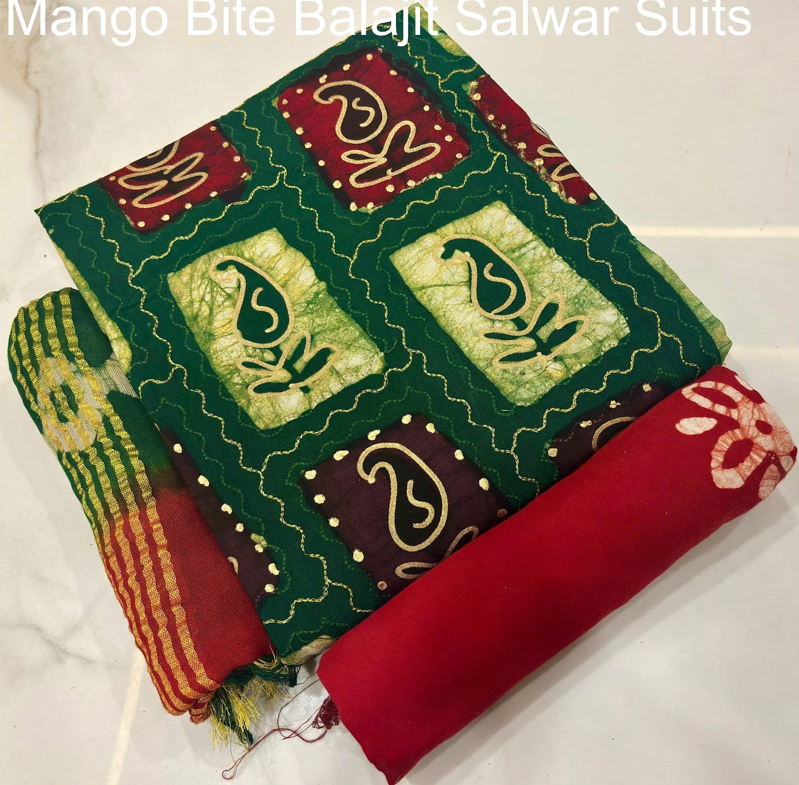 Mango Bite Balajit Cotton Salwar Suits Wholesaler Ahmedabad