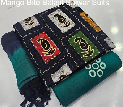 Mango Bite Balajit Cotton Salwar Suits Wholesaler Ahmedabad
