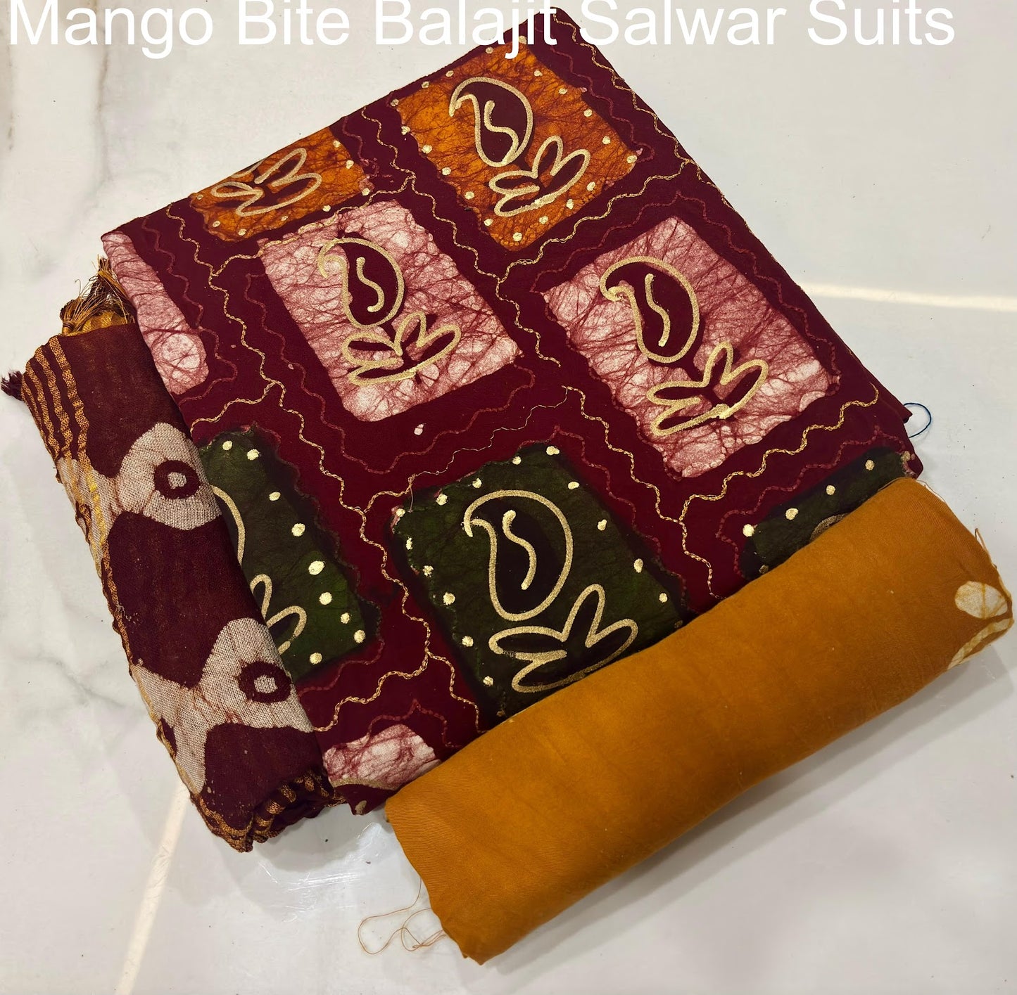 Mango Bite Balajit Cotton Salwar Suits Wholesaler Ahmedabad