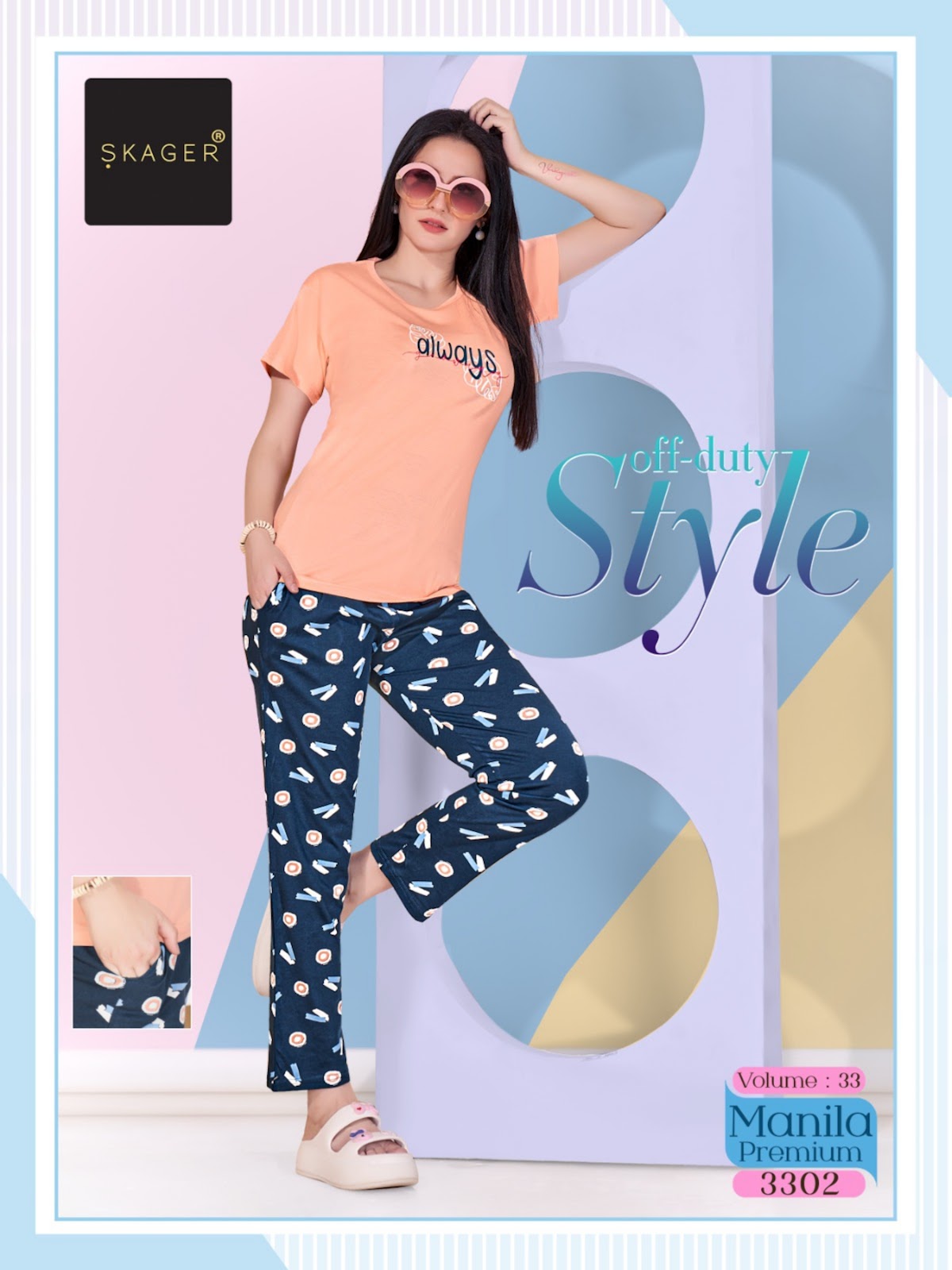 Manila Premium Vol 33 Skager Hosiery Pyjama Night Suits Supplier India