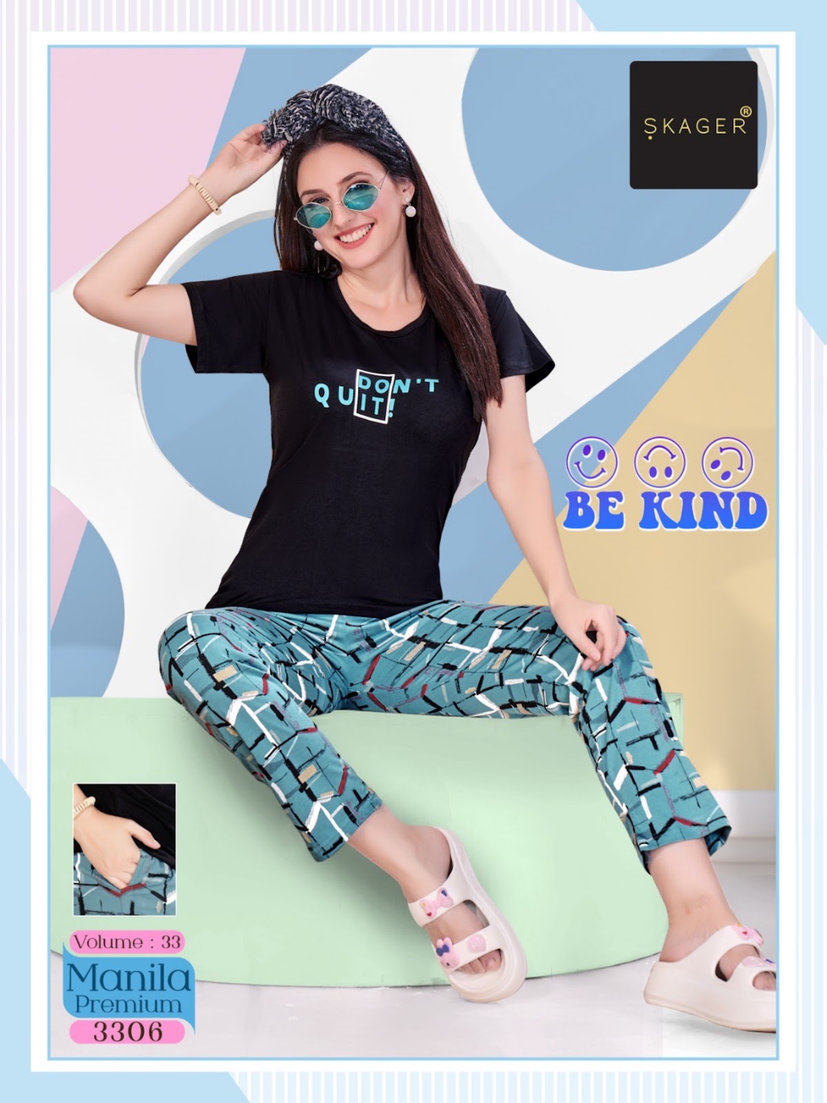 Manila Premium Vol 33 Skager Hosiery Pyjama Night Suits Supplier India