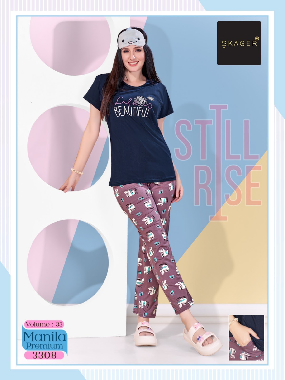 Manila Premium Vol 33 Skager Hosiery Pyjama Night Suits Supplier India