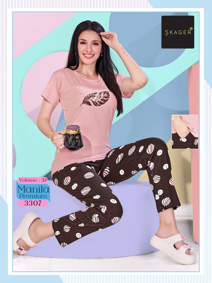 Manila Premium Vol 33 Skager Hosiery Pyjama Night Suits Supplier India
