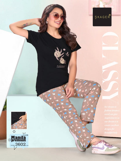 Manila Premium Vol 36 Skager Cotton Pyjama Night Suits Exporter Gujarat
