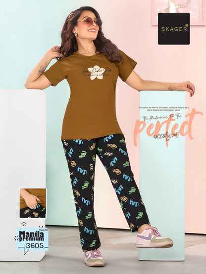 Manila Premium Vol 36 Skager Cotton Pyjama Night Suits Exporter Gujarat