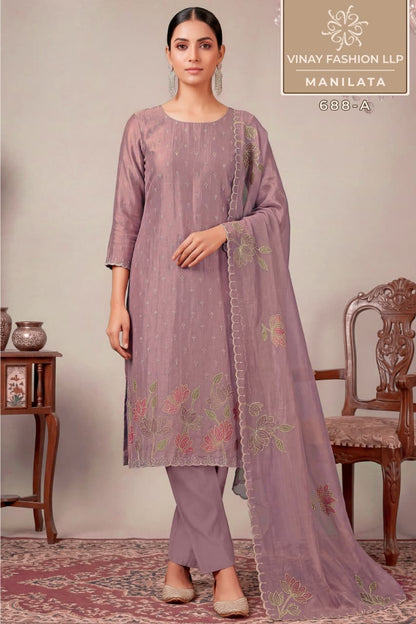Manilata Kuleesh Vinay Fashion Llp Silk Pant Style Suits Exporter Ahmedabad