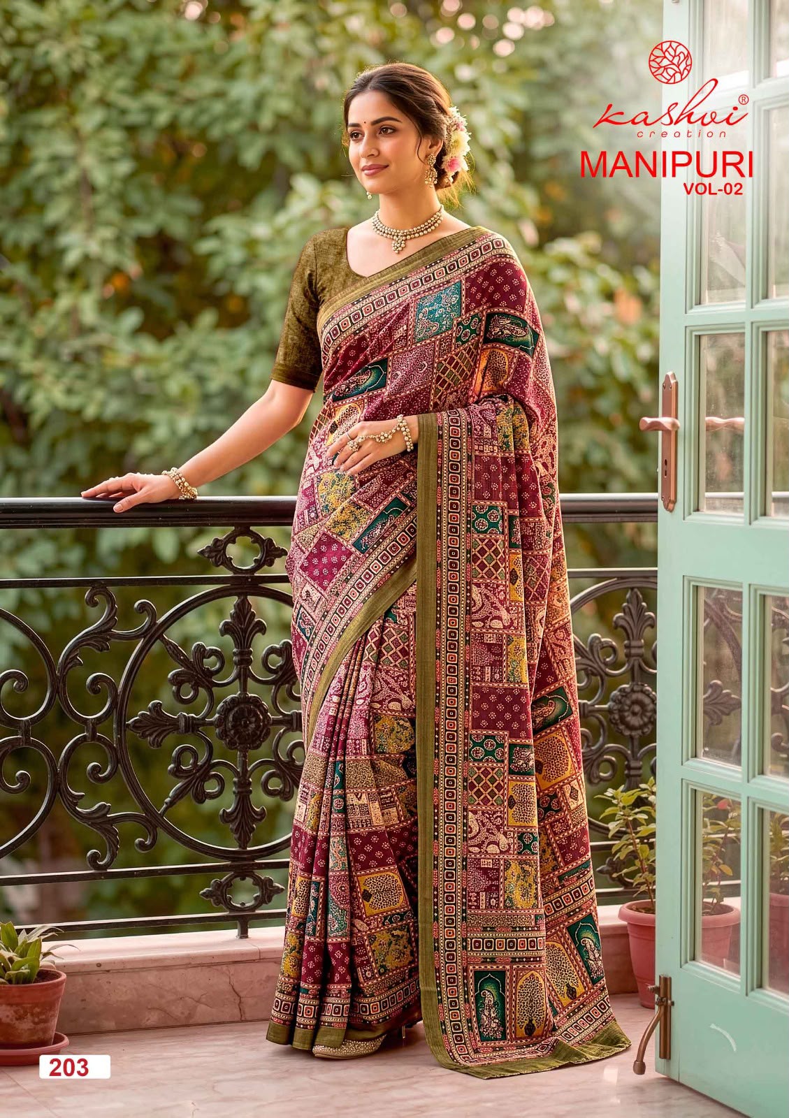 Manipuri Vol 2 Kashvi Creation Sarees Wholesaler Ahmedabad