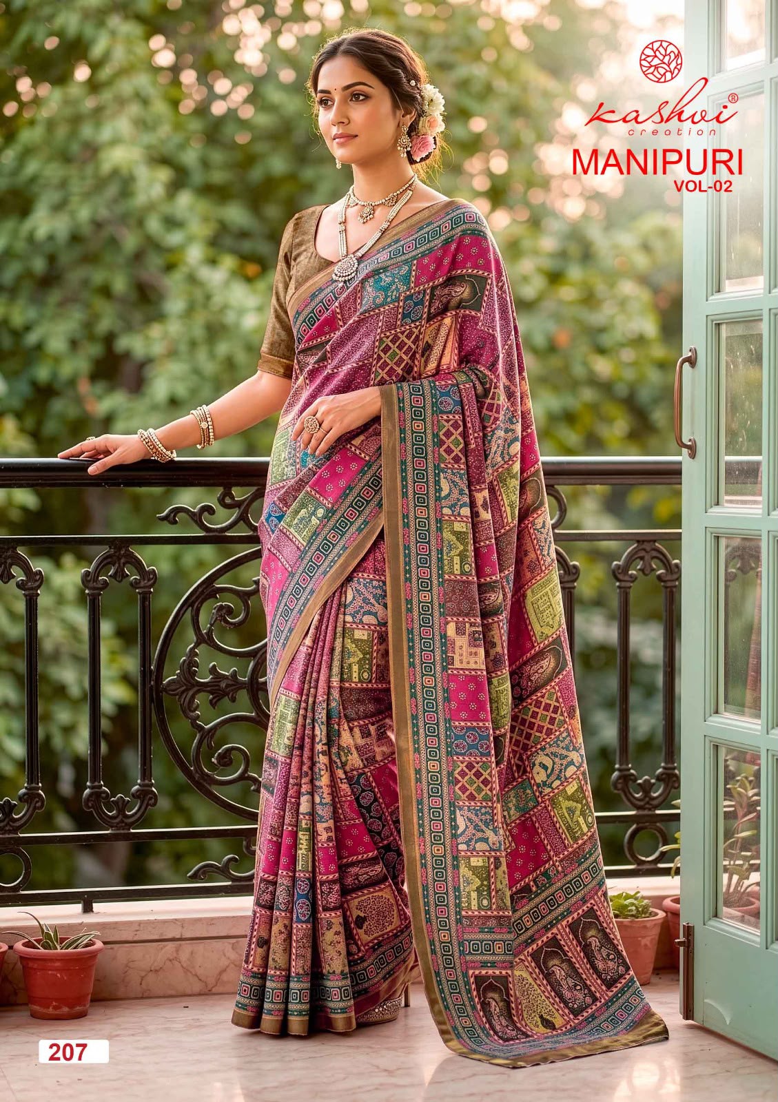 Manipuri Vol 2 Kashvi Creation Sarees Wholesaler Ahmedabad