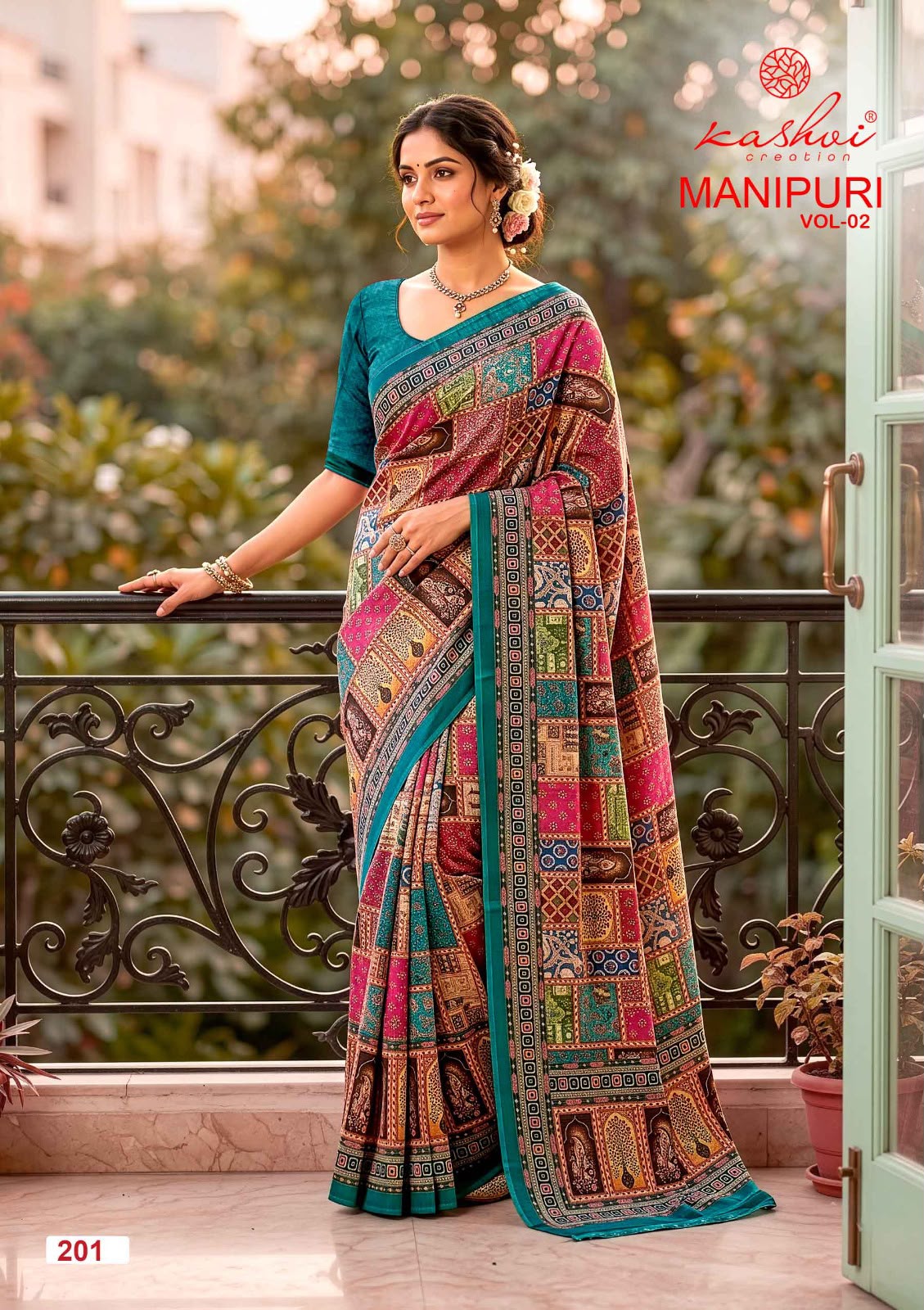 Manipuri Vol 2 Kashvi Creation Sarees Wholesaler Ahmedabad