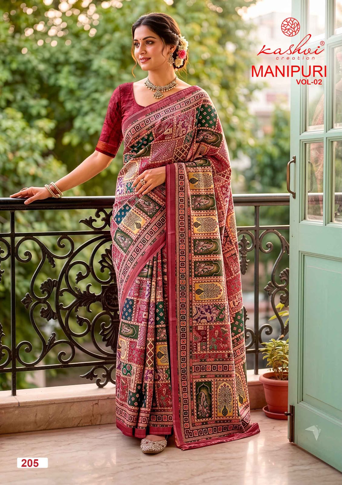 Manipuri Vol 2 Kashvi Creation Sarees Wholesaler Ahmedabad