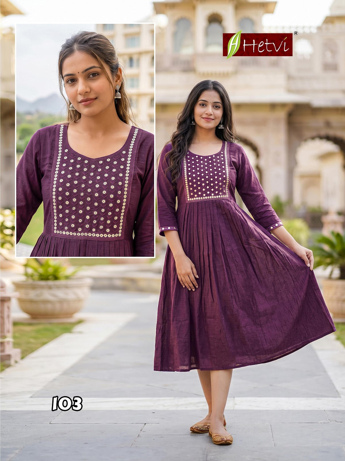 Manisha Hetvi Vertican Anarkali Kurtis Manufacturer Gujarat