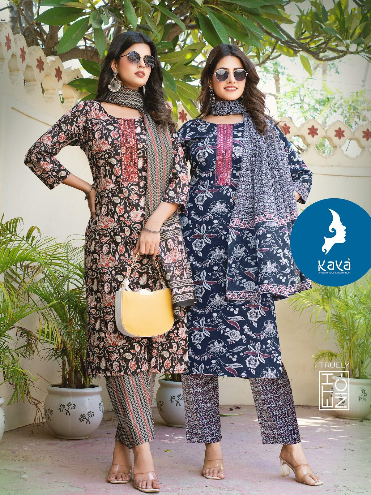 Manisha Kaya Readymade Cotton Pant Suits Exporter Ahmedabad