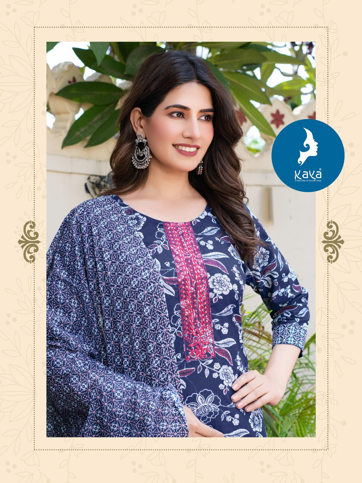 Manisha Kaya Readymade Cotton Pant Suits Exporter Ahmedabad