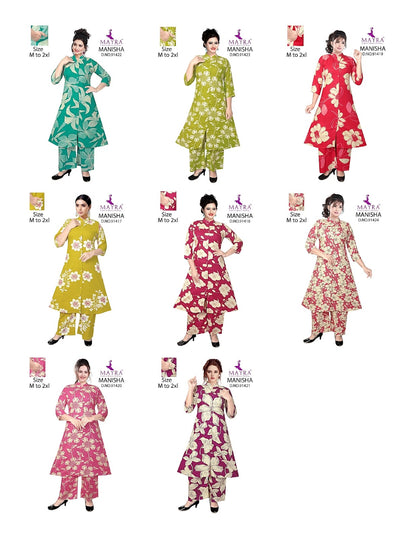 Manisha Mayra Reyon Co Ord Set Wholesale Price