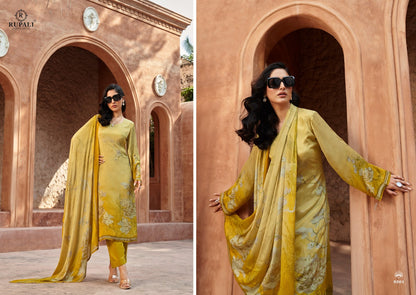 Manisha Rupali Chinon Silk Pant Style Suits Supplier