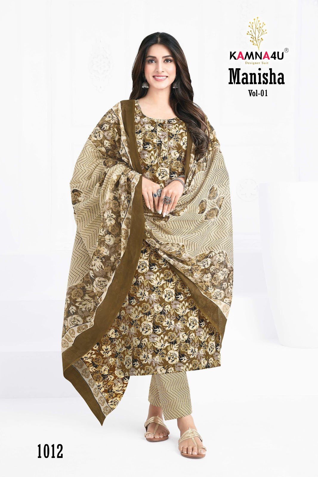 Manisha Vol 1 With Lining Kamna4U Readymade Cotton Pant Suits Wholesale Rate