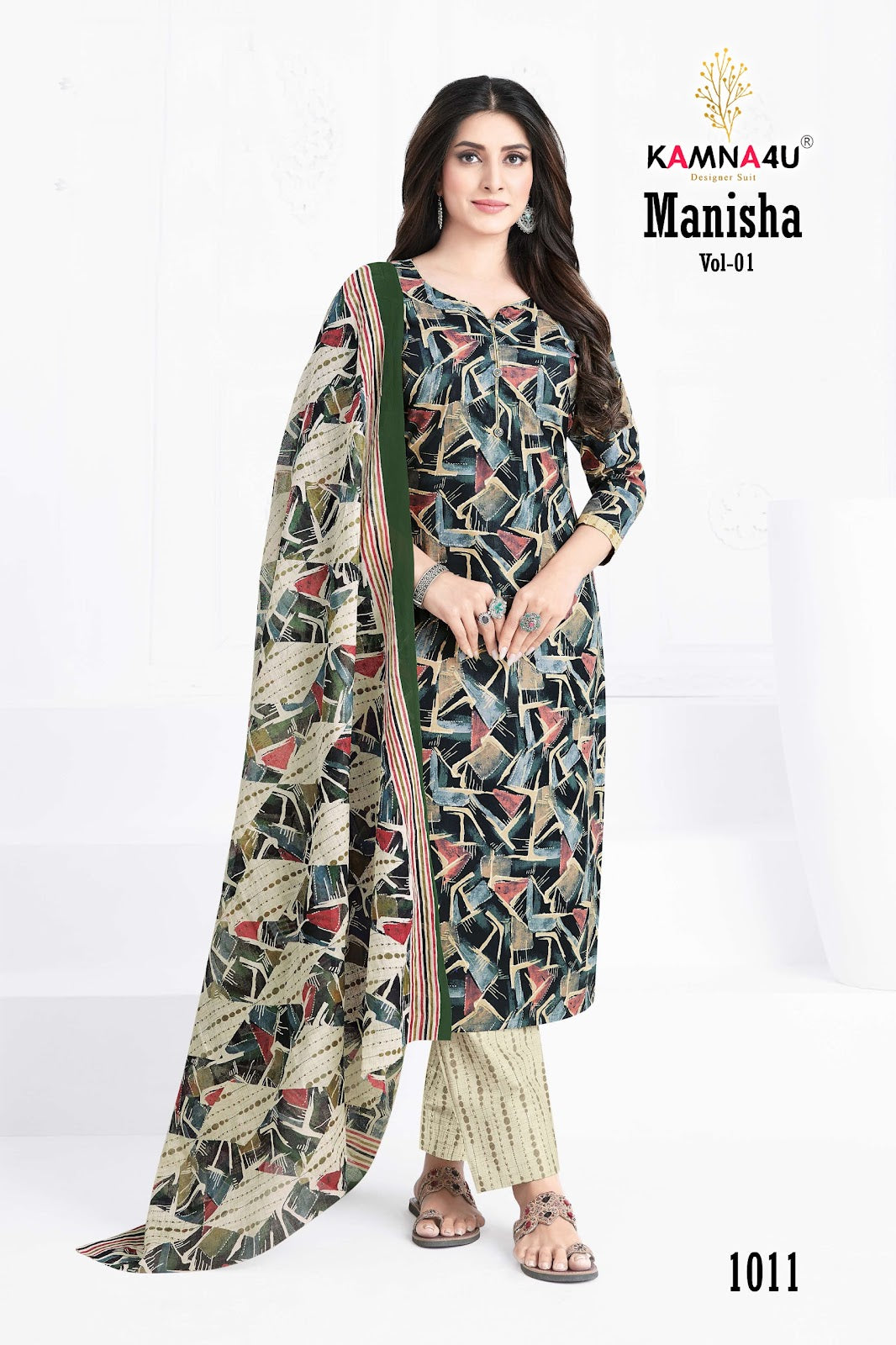 Manisha Vol 1 With Lining Kamna4U Readymade Cotton Pant Suits Wholesale Rate