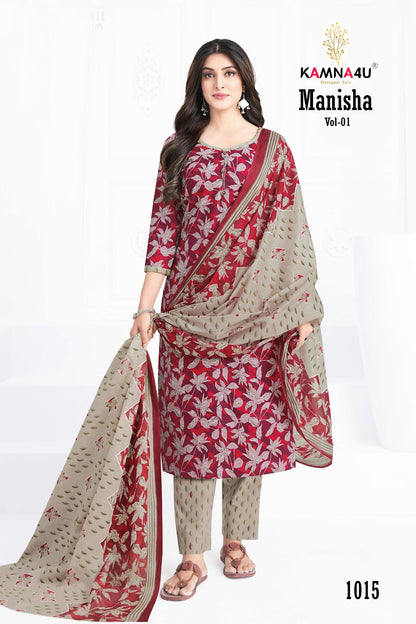 Manisha Vol 1 With Lining Kamna4U Readymade Cotton Pant Suits Wholesale Rate