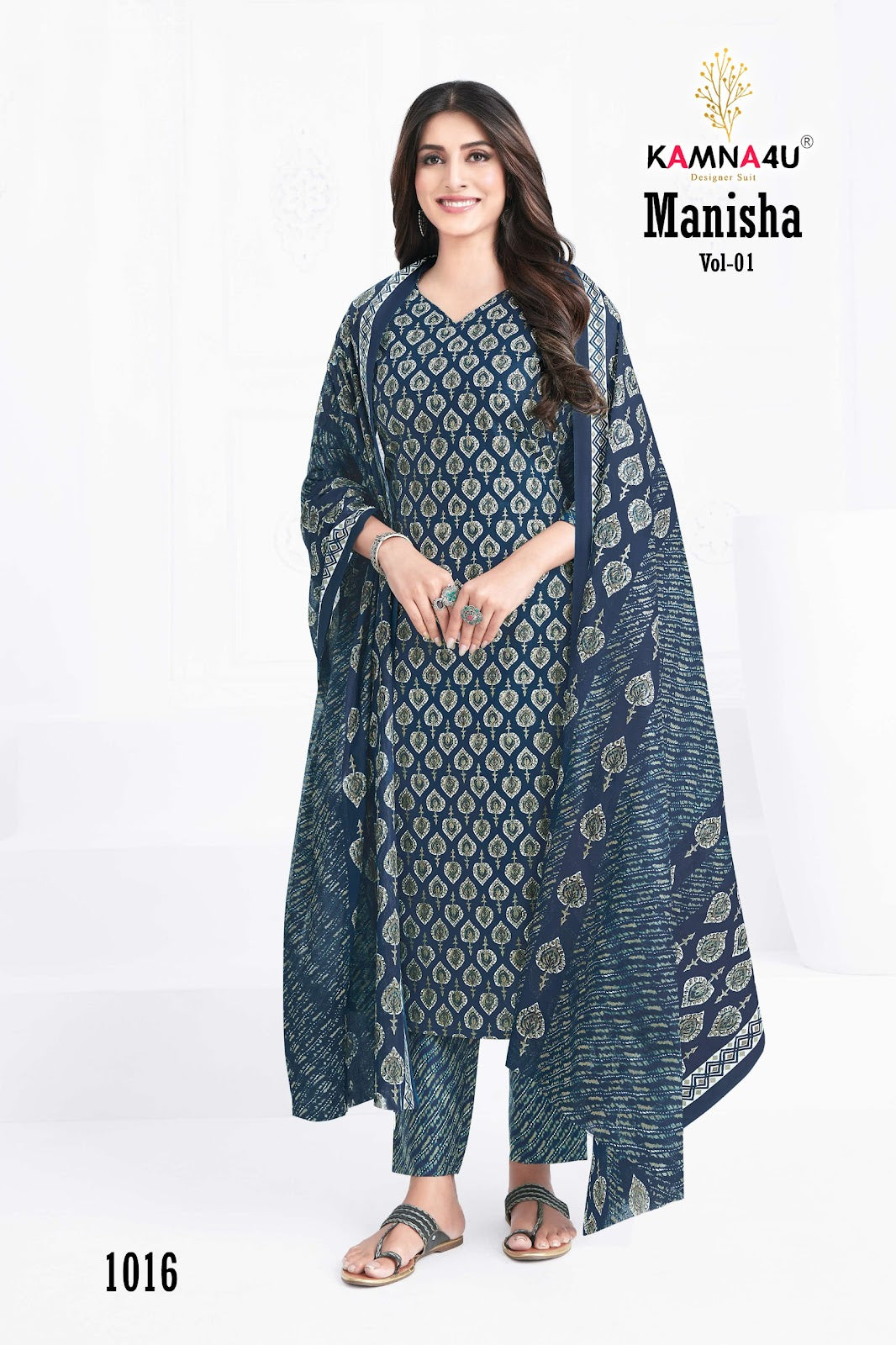 Manisha Vol 1 With Lining Kamna4U Readymade Cotton Pant Suits Wholesale Rate