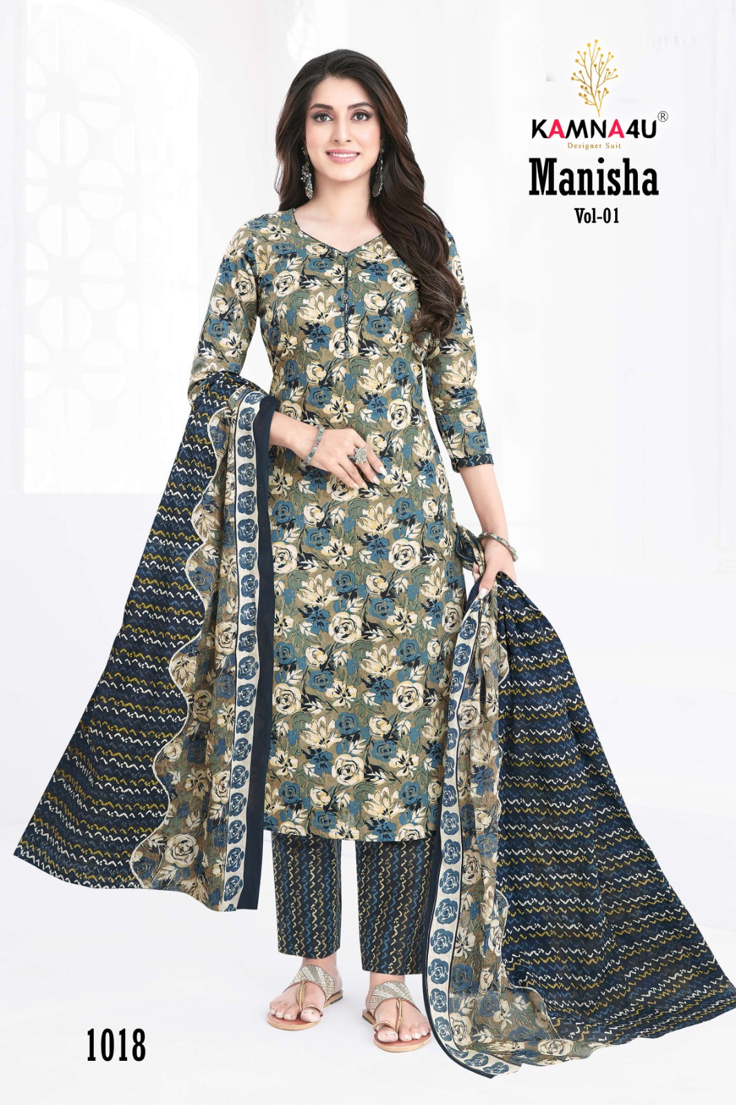 Manisha Vol 1 With Lining Kamna4U Readymade Cotton Pant Suits Wholesale Rate