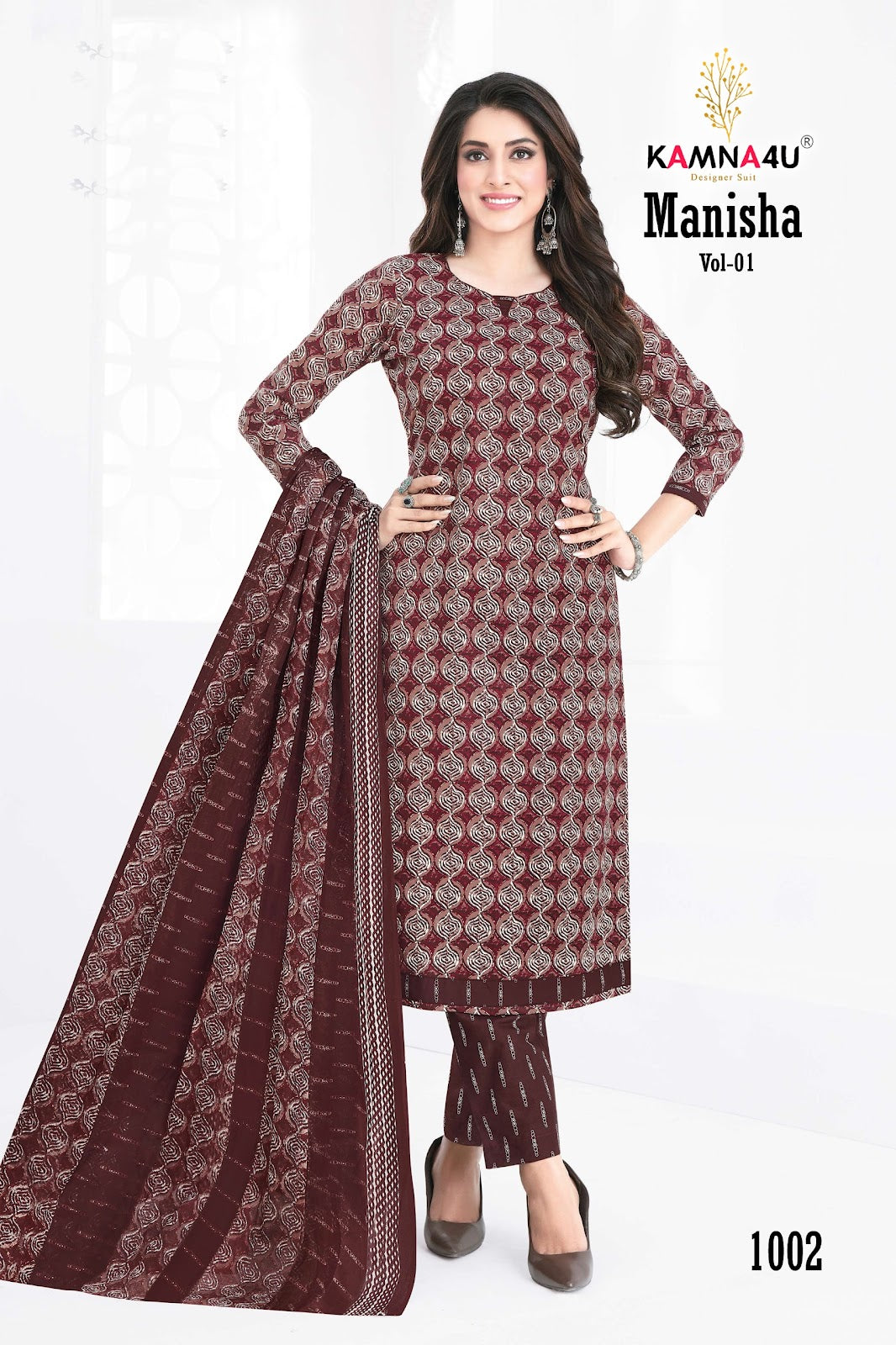 Manisha Vol 1 With Lining Kamna4U Readymade Cotton Pant Suits Wholesale Rate