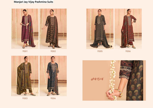 Manjari Jay Vijay Pure Pashmina Suits Exporter Ahmedabad