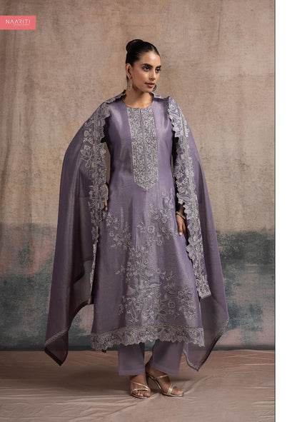 Manleen Naariti Tissue Silk Pant Style Suits Supplier Ahmedabad