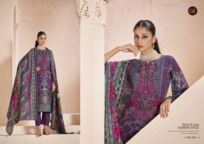 Mannat Belliza Designer Studio Viscose Karachi Pashmina Salwar Suits Exporter
