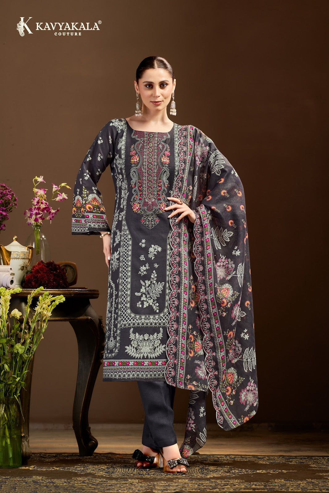 Mannat Vol 1 Kavyakala Cotton Karachi Salwar Suits Manufacturer Ahmedabad