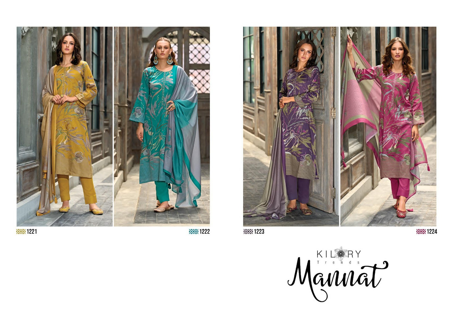 Mannat Kilory Jam Cotton Pant Style Suits Exporter Ahmedabad