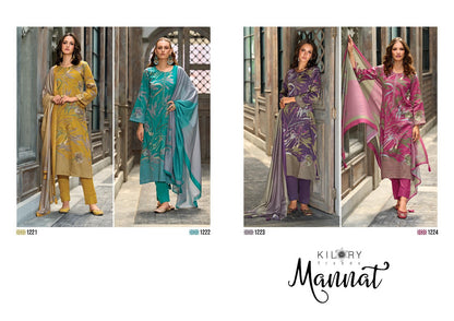 Mannat Kilory Jam Cotton Pant Style Suits Exporter Ahmedabad