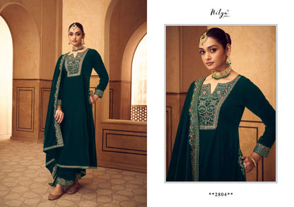 Mannat Lt Nitya Velvet Suits Exporter