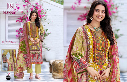 Mannat Rangi Sangi Cotton Blend Karachi Readymade Suits Wholesaler Ahmedabad