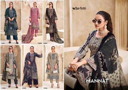 Mannat Vol 12 Shree Shalika Fashion Cotton Lawn Karachi Salwar Suits Supplier Ahmedabad